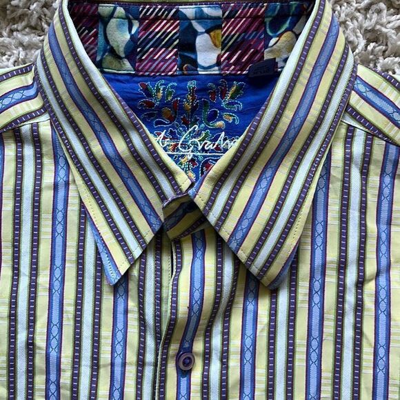 Robert Graham Men's Button Down XL - Picture 2 of 16